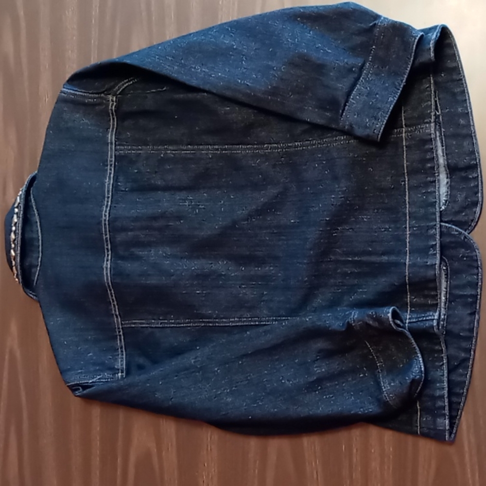 Ruby Rd Sparkle Jean Jacket With Embellishments S… - image 2